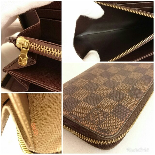 LOUIS VUITTON(ルイヴィトン)の正規品ルイヴィトン ダミエ ジッピーウォレット 長財布 レディースのファッション小物(財布)の商品写真