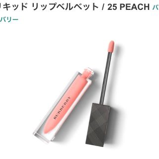 バーバリー(BURBERRY)のバーバリー リップ ベルベット 25 peach(口紅)