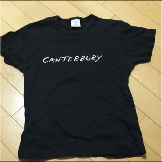 カンタベリー(CANTERBURY)のカンタベリー 黒 ブラック tシャツ(Tシャツ(半袖/袖なし))