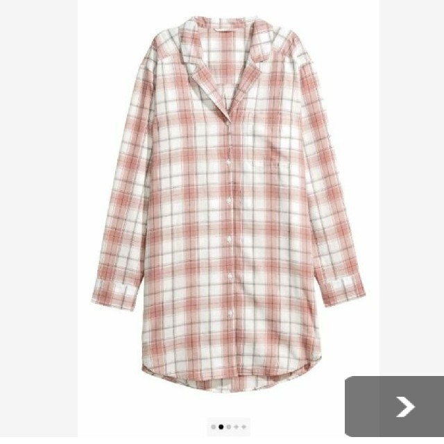 H&M(エイチアンドエム)のパジャマ、チェックシャツ レディースのルームウェア/パジャマ(ルームウェア)の商品写真