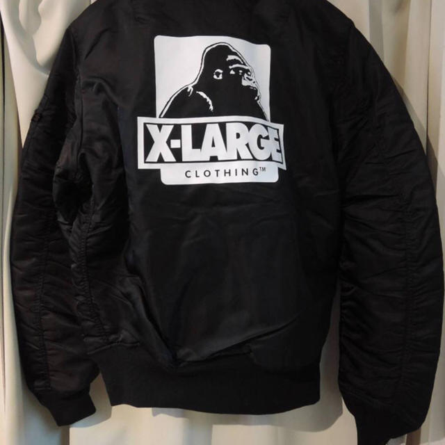 XLARGE(エクストララージ)のエクストララージ MA-1 黒 メンズのジャケット/アウター(ブルゾン)の商品写真