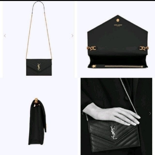 Saint Laurent(サンローラン)の美品★サンローラン チェーンウォレット レディースのバッグ(ショルダーバッグ)の商品写真