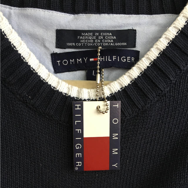 TOMMY HILFIGER(トミーヒルフィガー)のTOMMYHILFIGER サイズL セーター 新品未使用 メンズのトップス(ニット/セーター)の商品写真