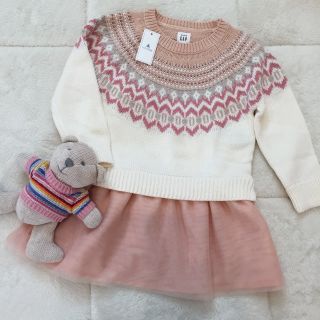 ベビーギャップ(babyGAP)のなおちん 様＊ ニットワンピース  95(ワンピース)