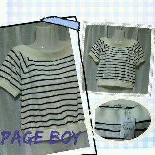 ページボーイ(PAGEBOY)の新品♪PAGEBOY★ボーダー半袖(カットソー(半袖/袖なし))