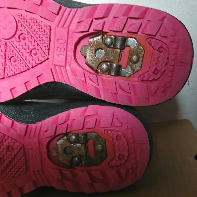 AIRWALK(エアウォーク)のAIRWALK エアウォーク スノーブーツ 女の子 ピンク 水玉 キッズ/ベビー/マタニティのキッズ靴/シューズ(15cm~)(ブーツ)の商品写真