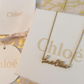 クロエ(Chloe)のChloe'ゴールドネックレス(ネックレス)