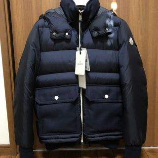 モンクレール(MONCLER)のMONCLER ダウンジャケット RABELAIS ナイロン ネイビー(ダウンジャケット)