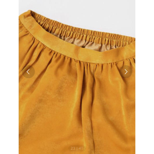 SLOBE IENA(スローブイエナ)の2017AW SLOBE IENA スウェードライクサテンスカート レディースのスカート(ひざ丈スカート)の商品写真