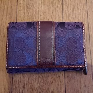 コーチ(COACH)の☆COACHシグネーチャー折り財布☆(財布)