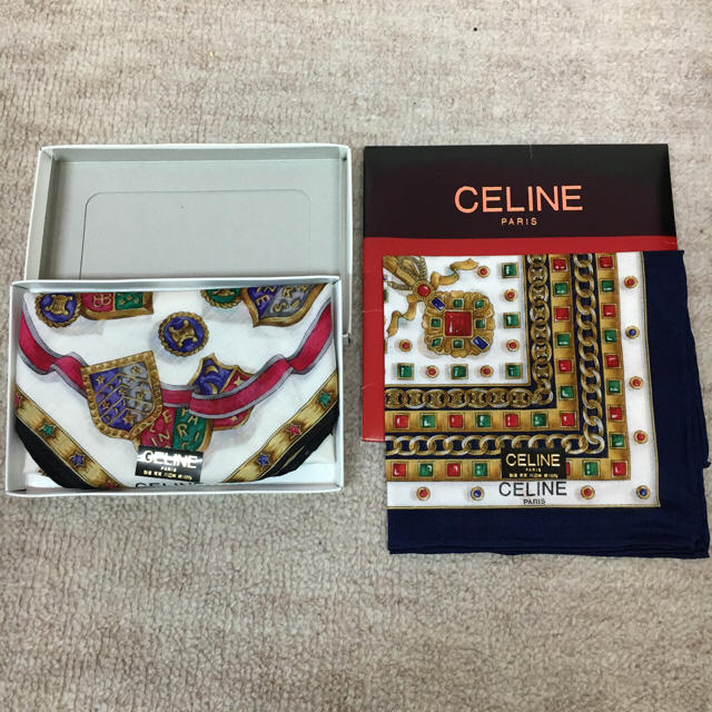 celine(セリーヌ)のCELINE ハンカチ スカーフ レディースのファッション小物(ハンカチ)の商品写真