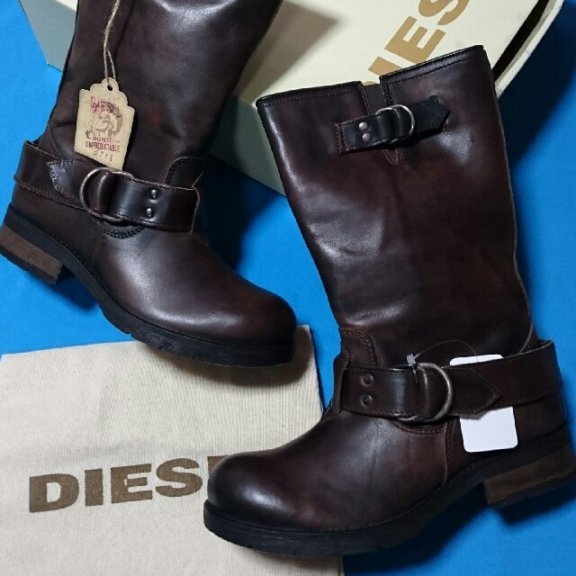 DIESEL - ディーゼル新品 最終価格 ヴィンテージ風エンジニアブーツの