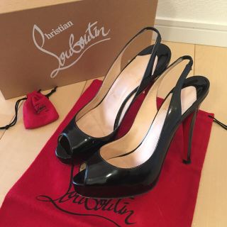 クリスチャンルブタン(Christian Louboutin)のルブタン オープントゥパンプス 37(ハイヒール/パンプス)