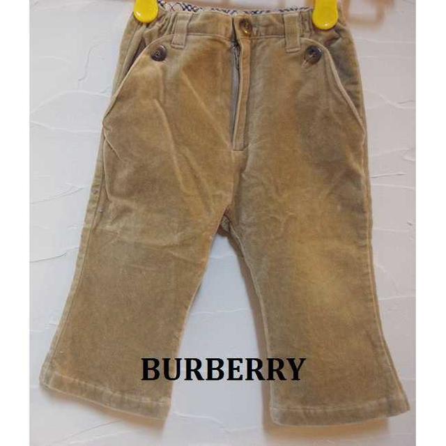 BURBERRY(バーバリー)のバーバリー BURBERRY ★ ベロアパンツ ★ 80 キッズ/ベビー/マタニティのベビー服(~85cm)(パンツ)の商品写真