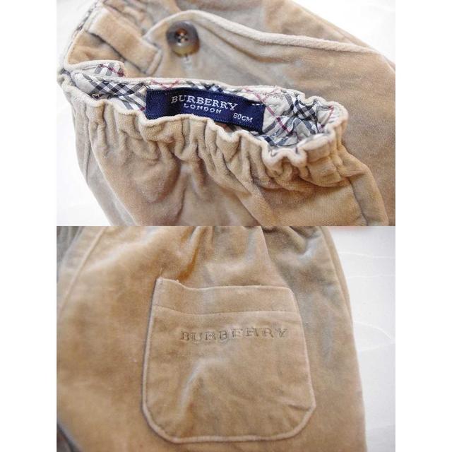 BURBERRY(バーバリー)のバーバリー BURBERRY ★ ベロアパンツ ★ 80 キッズ/ベビー/マタニティのベビー服(~85cm)(パンツ)の商品写真