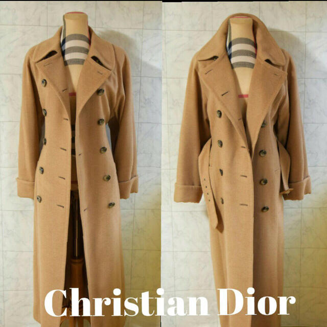 Christian Dior(クリスチャンディオール)のクリスチャンディオール 最高級カシミヤ コート レディースのジャケット/アウター(ロングコート)の商品写真