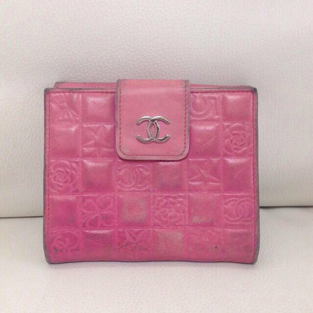 CHANEL(シャネル)の☆値下げ！！CHANEL ピンク財布☆ レディースのファッション小物(財布)の商品写真