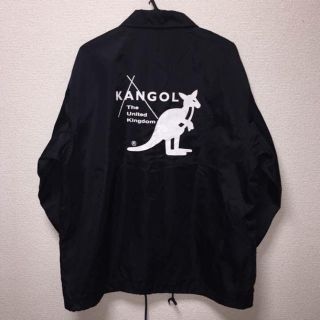 〇〇KANGOL カンゴル メンズ ジャケット コーチジャケット サイズM ブラック