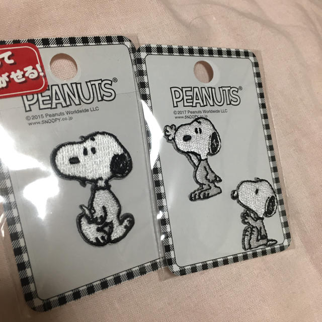 SNOOPY(スヌーピー)のスヌーピー ワッペン セット ハンドメイドの素材/材料(各種パーツ)の商品写真