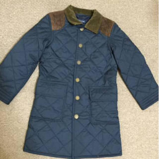 ポロラルフローレン(POLO RALPH LAUREN)の01B男女110ラルフローレンの紺の中綿入りコートジャケット　美品(ジャケット/上着)