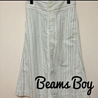 ビームスボーイ(BEAMS BOY)のストライプ ロング スカート(ロングスカート)