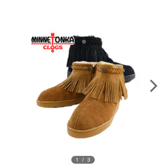 Minnetonka(ミネトンカ)のMinnetonka ブーツフリンジ ジープスキン レディースの靴/シューズ(ブーツ)の商品写真