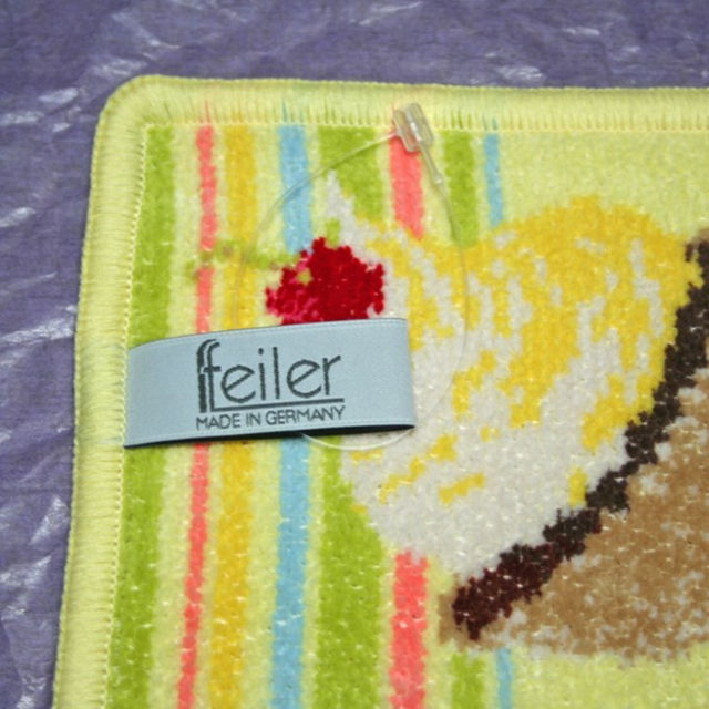 FEILER(フェイラー)の【新品】FEILER フェイラー☆ハンカチ スイーツ シェニール織 レディースのファッション小物(ハンカチ)の商品写真