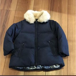 ザラキッズ(ZARA KIDS)のzara baby 98サイズ ファーつきダウンジャケット 女の子(コート)