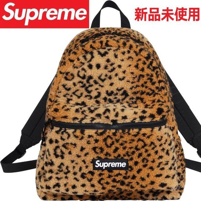 リュック/バックパックシュプリーム◇Leopard Fleece Backpack◇Yellow