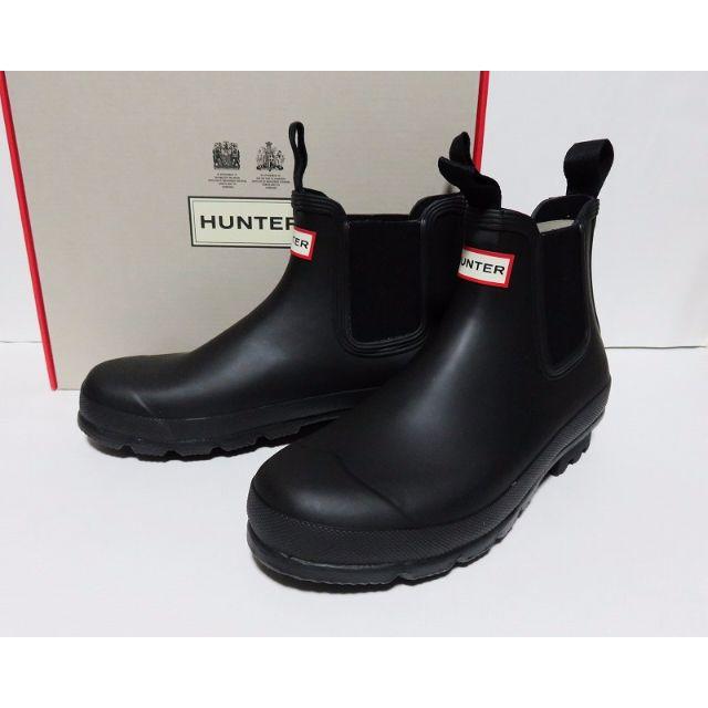 HUNTER(ハンター)の新品 HUNTER ショート レイン チェルシー ブーツ UK8 US9  メンズの靴/シューズ(長靴/レインシューズ)の商品写真