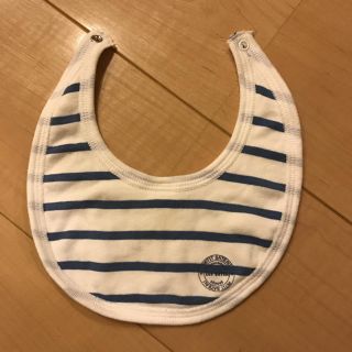 プチバトー(PETIT BATEAU)のプチバトー  ボーダー スタイ(ベビースタイ/よだれかけ)