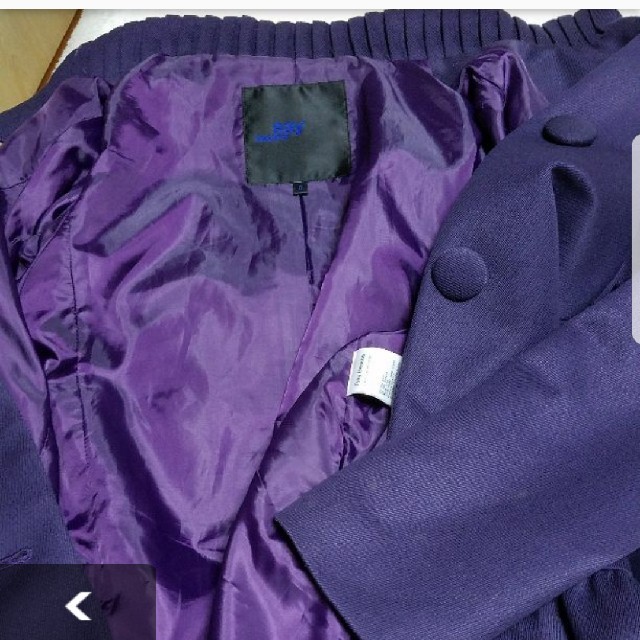 Ray BEAMS(レイビームス)のRAY BEAMS パープルカラーのコート☆Sサイズ☆ レディースのジャケット/アウター(ロングコート)の商品写真
