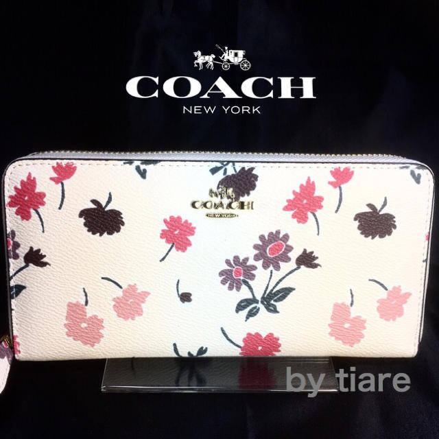 COACH(コーチ)の限定セール❣️新品コーチ長財布F55881フラワーコーテッド2017デザイン レディースのファッション小物(財布)の商品写真