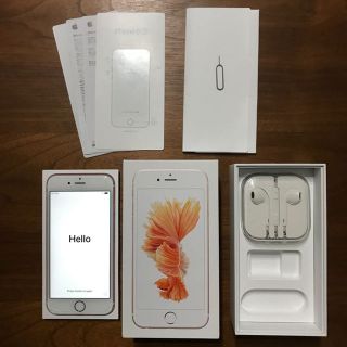 アップル(Apple)のiPhone6s 64GB SIMフリー, Rose Gold(スマートフォン本体)