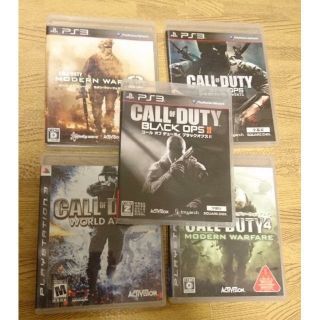 プレイステーション3(PlayStation3)のakichinさん専用PS3 Call of duty お得な5本セット 送料込(家庭用ゲームソフト)