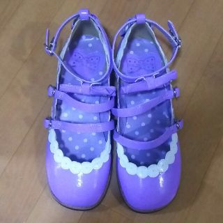 アンジェリックプリティー(Angelic Pretty)のAngelicPretty パンプス ラベンダーMサイズ(ハイヒール/パンプス)