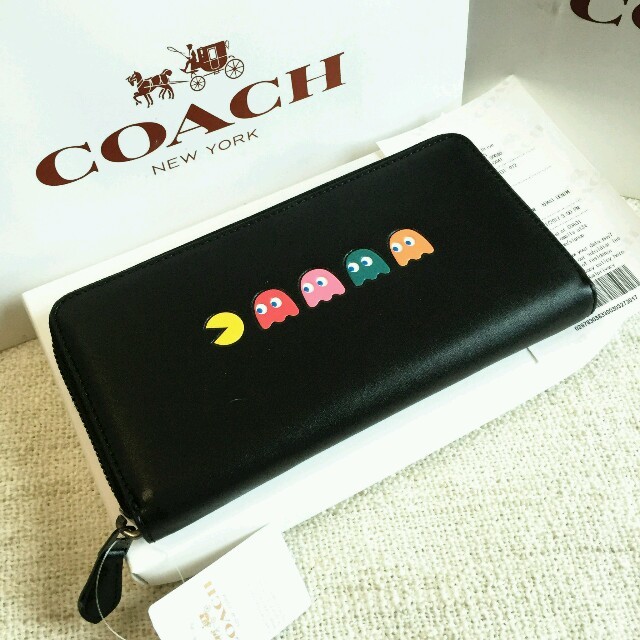 COACH(コーチ)のCOACH長財布 コーチ正規品 F55736 パックマン メンズ財布 新品未使用 メンズのファッション小物(長財布)の商品写真