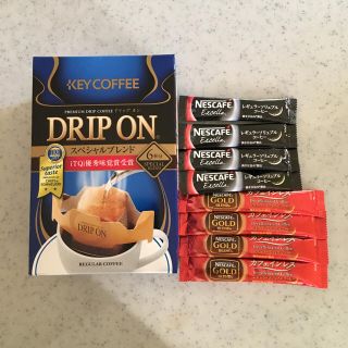 キーコーヒー(KEY COFFEE)の《tina様専用》キー ドリップオン&ネスカフェインスタントコーヒー(コーヒー)