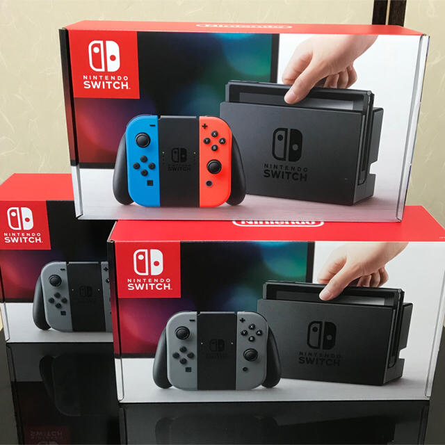 任天堂Switchネオン×3 グレー×1 新品、未使用