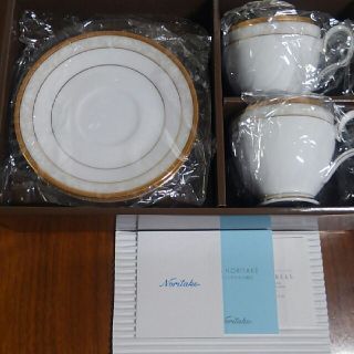 ノリタケ(Noritake)のノリタケ　新品未使用　ハンプシャーゴールド　送料込　(グラス/カップ)