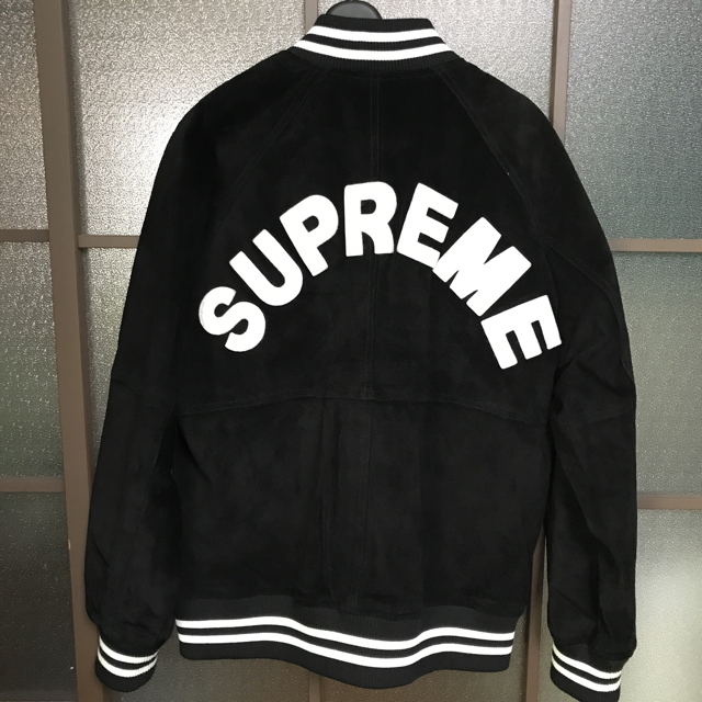 Supreme(シュプリーム)のsupreme varsity box north キムタク s suede メンズのジャケット/アウター(スタジャン)の商品写真