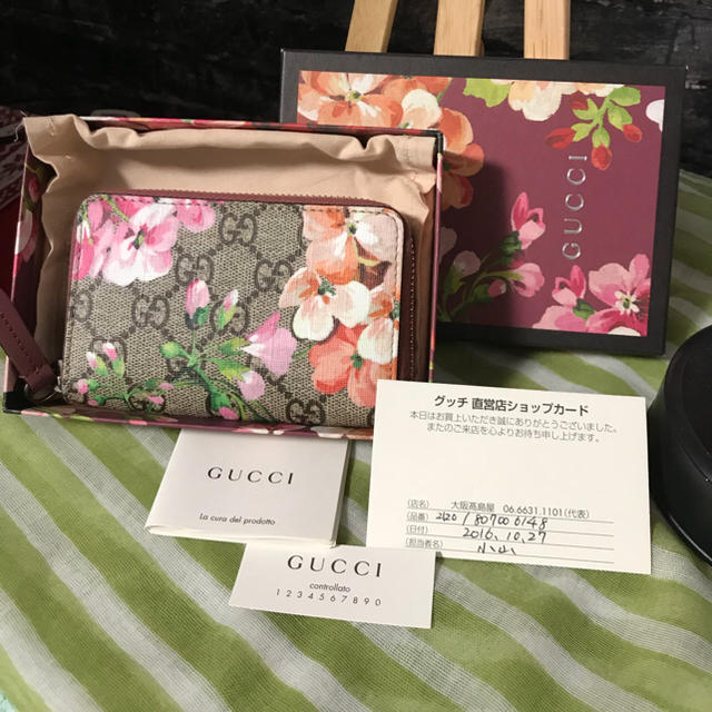 Gucci(グッチ)の★未使用品★GUCCIコインケース・カードケース レディースのファッション小物(コインケース)の商品写真