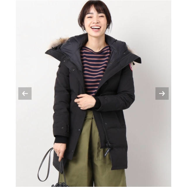 CANADA GOOSE(カナダグース)のはなちゃん様専用 新品 カナダグース マッケンジー ブラック XS 36 レディースのジャケット/アウター(ダウンコート)の商品写真