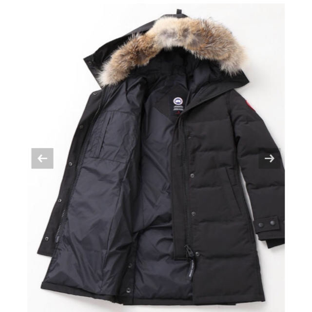 CANADA GOOSE(カナダグース)のはなちゃん様専用 新品 カナダグース マッケンジー ブラック XS 36 レディースのジャケット/アウター(ダウンコート)の商品写真