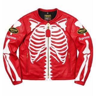 シュプリーム(Supreme)の希少！Supreme Vanson Leather bones Jacket (レザージャケット)