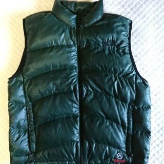 ザノースフェイス(THE NORTH FACE)の特別価格★ノースフェイス ダウンベスト M アコンカグア 濃緑 中古(ダウンベスト)