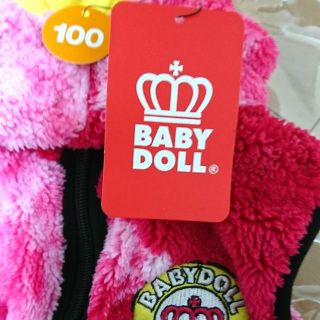 ベビードール(BABYDOLL)の新品未使用☆ベビードール★フリースベスト サイズ100 人気のピンク(その他)