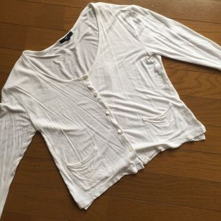 ギャップ(GAP)のgap白カーディガン♡(カーディガン)