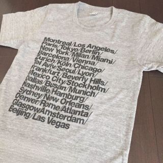 アメリカンアパレル(American Apparel)のAmericanapparelソウル限定ロゴTシャツ(Tシャツ(半袖/袖なし))