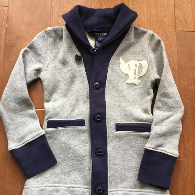 POLO RALPH LAUREN(ポロラルフローレン)の【未使用】ラルフローレン カーディガン キッズ/ベビー/マタニティのキッズ服女の子用(90cm~)(カーディガン)の商品写真